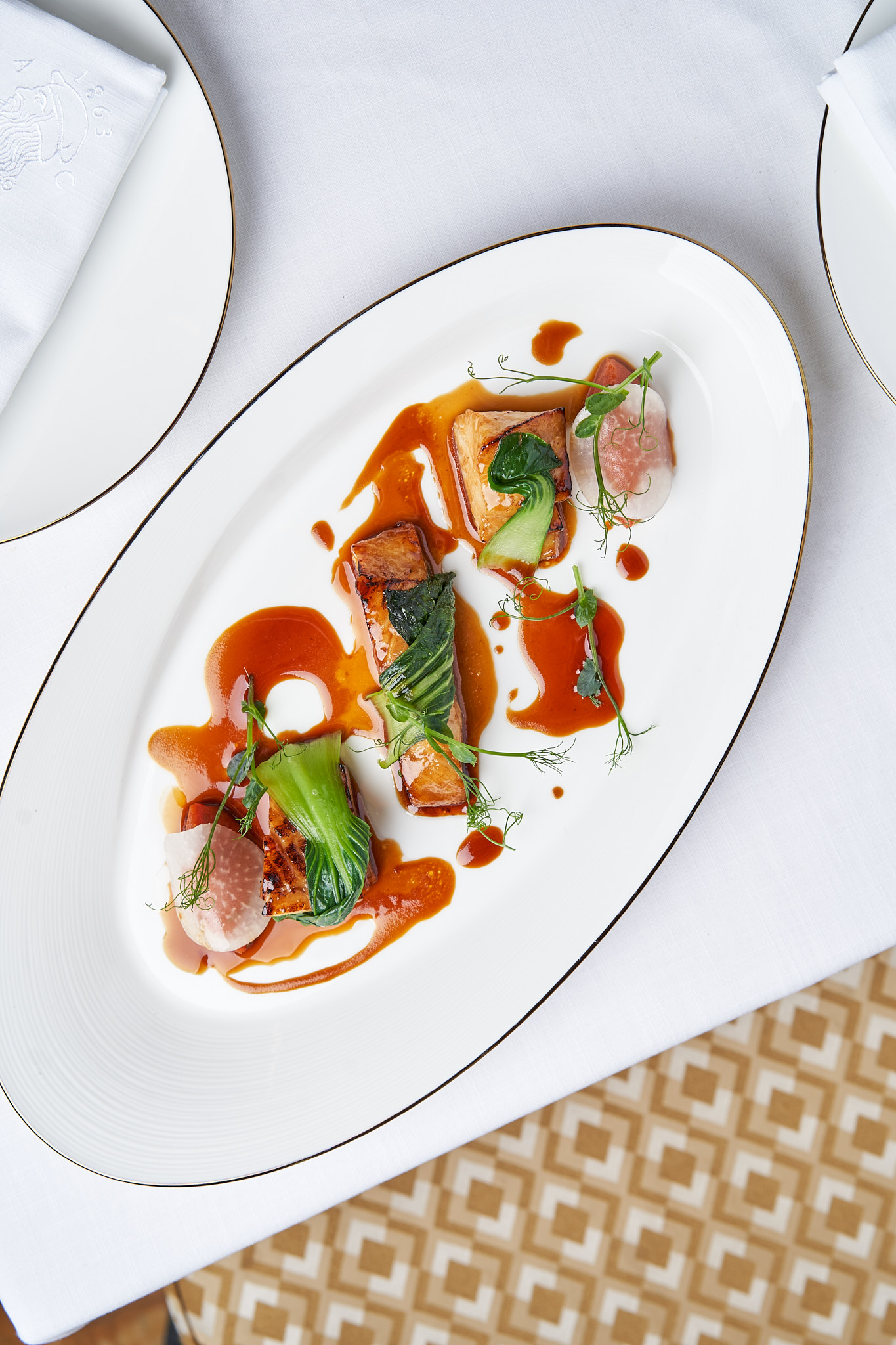 Brasserie Salmon bok choi