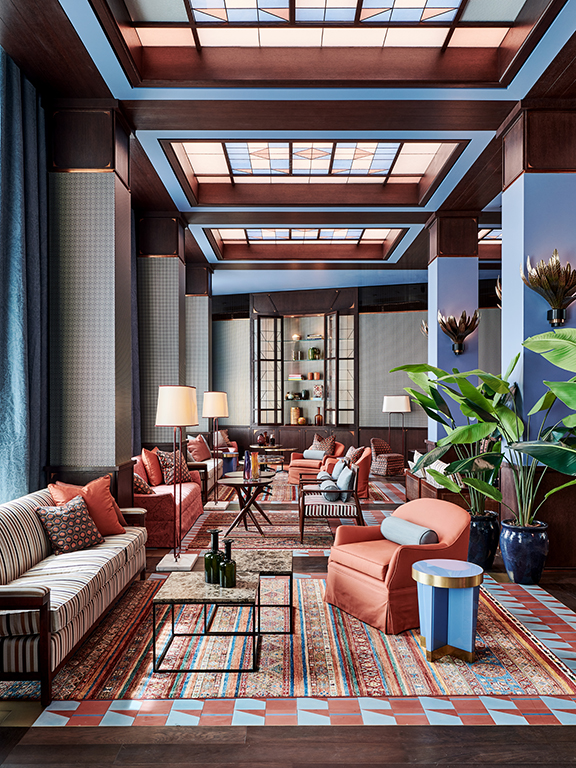 Latin Members Lounge on the Second Floor