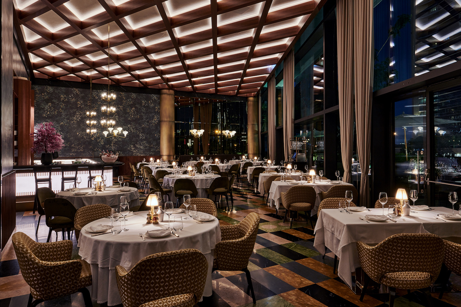 The Brasserie at night