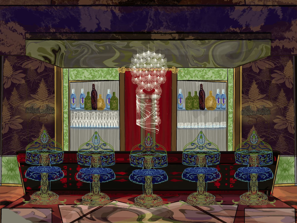 Alveare bar illustrated