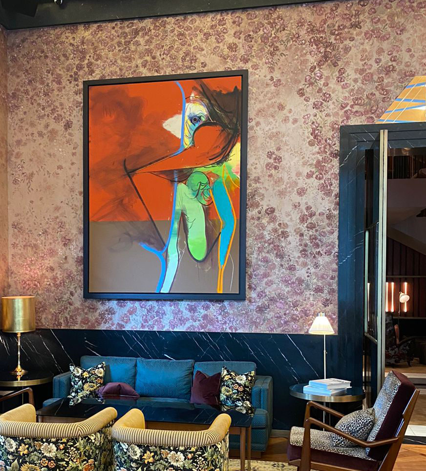 Daniel Richter, Die Träume des Kranführers, 2021